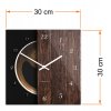 Nástenné hodiny v sklenenom prevedení 30cm