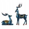 Figúrka Modrý jeleň 2ks 2
