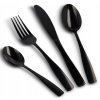 Sada príborov pre 6 osôb 24ks CookLine čierna