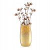 Váza na kvety zlatej farby, 25cm 1
