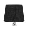 Stolná lampa čiernej a striebornej farby, 65cm 3