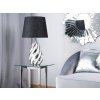 Stolná lampa čiernej a striebornej farby, 65cm 5