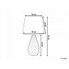 Stolná lampa čiernej a striebornej farby, 65cm 6