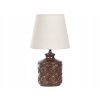 Stolná lampa bielej a medenej farby, 35cm 1