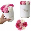 FlowerBox s mydlovými kvetmi s farbou na výber 10cm 3