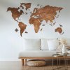 Drevená mapa sveta na stenu v rôznych farbách 150x85 2