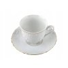 Šálka z porcelánu ROCOCO bielo zlatá 250ml B