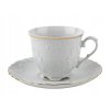 Šálka z porcelánu ROCOCO bielo zlatá 250ml A