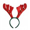 Vianočné sobie rohy na hlavu červené  B