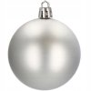 Vianočné gule 12ks striebornej farby 2