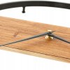 Nástenné hodiny z dreva hnedé 35cm B