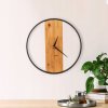 Nástenné hodiny z dreva hnedé 35cm C