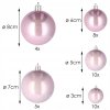 Vianočné gule 37ks ružovej farby 4