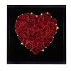 Valentínske srdce červenej farby s LED svetlom B