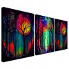 Obraz na plátne 3ks Abstraktná príroda 180x80 B