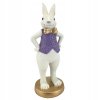 KROLIK ZAJAC STOJACY LAWENDOWY 20 5cm MIX DWA WZORY do wyboru Wysokosc produktu 20 5 cm (1)