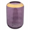 Váza na kvety Altom Design AURORA GOLD fialová