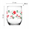 Poháre 6ks Glasmark s kvetmi 300ml C