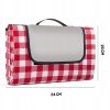 Pikniková deka károvaná červená 150x80 D