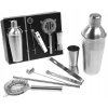 Barmanský set na miešané nápoje Kinghoff, nerez, 6-dielny