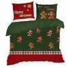 Vianočné posteľné obliečky 200x220 cm