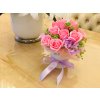 Kytica z mydlových kvetov ružová
