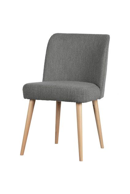 377154 S 02 VS VT Force eetkamerstoel boucle staalgrijs PS EA