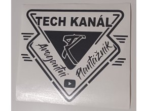 Samolepka Tech kanál