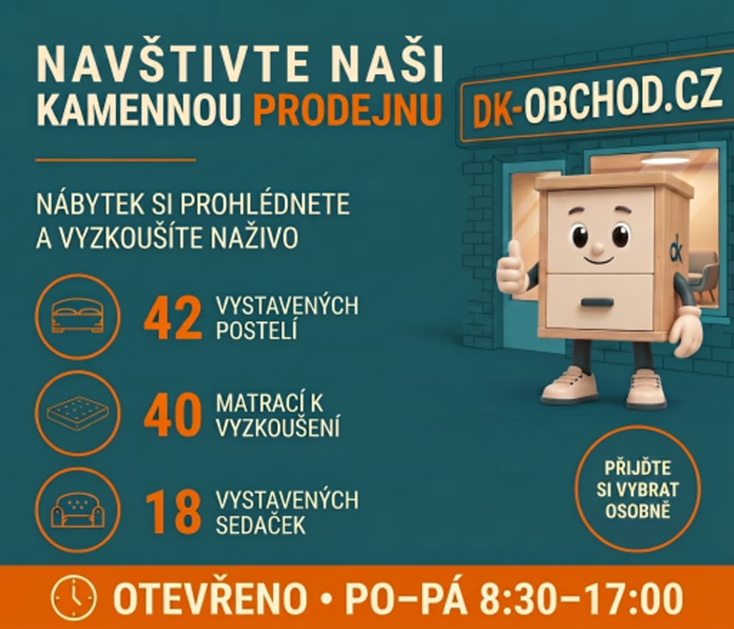 Kamenná prodejna s nábytkem pro každého DK-obchod.cz