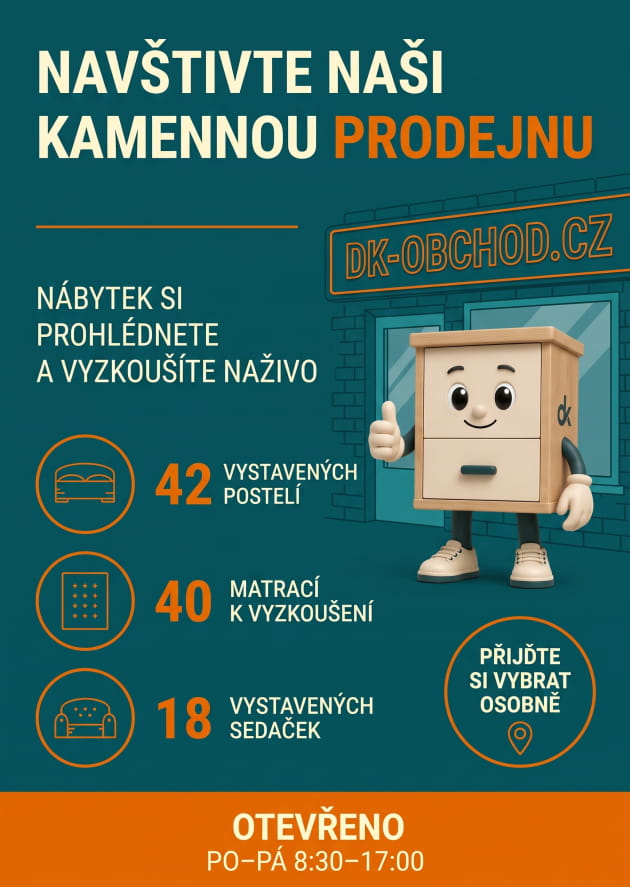 Kamenná prodejna s nábytkem DK-obchod.cz