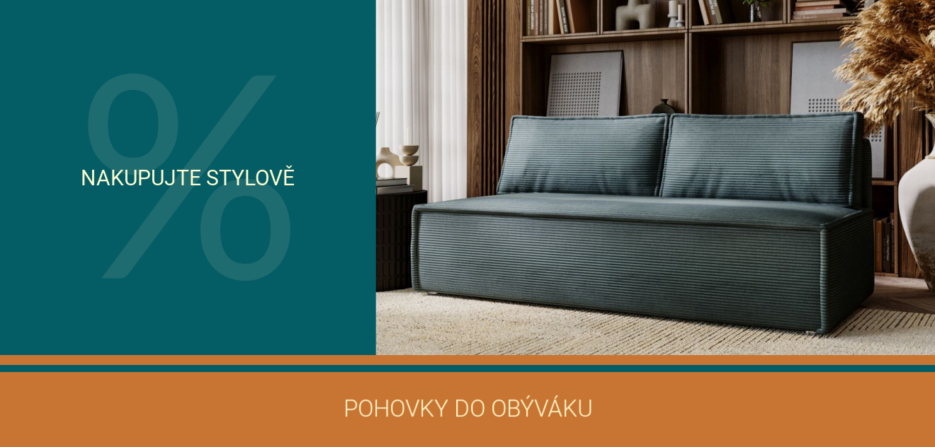 Rozkládací pohovky do obýváku s extra sleou a dopravou zdarma