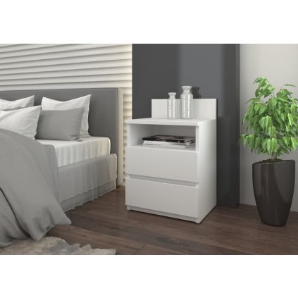 Noční stolek Puna 1 - Bílá