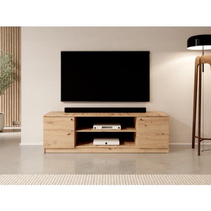 Moderní TV stolek - dub Artisan