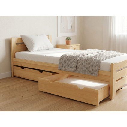 Úložný prostor UNI - 100x80 cm  masiv borovice