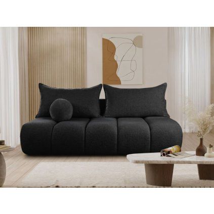 Rozkládací pohovka Imer - Černá 19