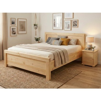 Zvýšená manželská postel MEGA SUPRA