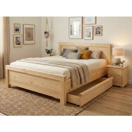 Úložný prostor 3/4 pod postel Mega supra