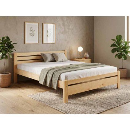 Dvoulůžko Nell - masiv borovice