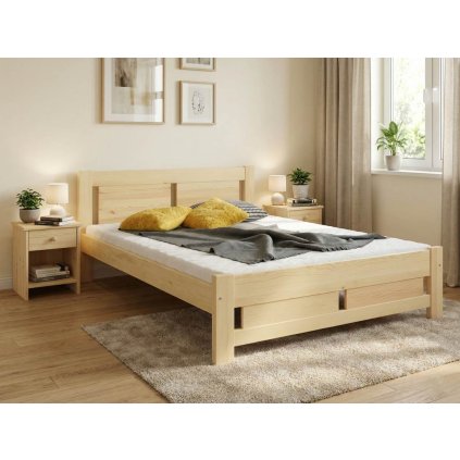 Manželská postel Kony - masiv borovice