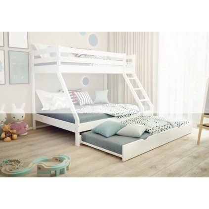Přistýlka pod postel Denis - bílá