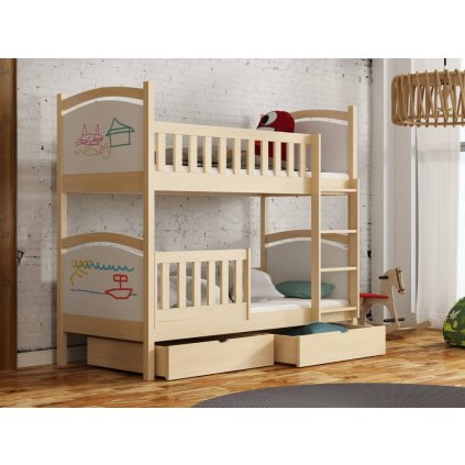 Dětská patrová postel Emilka