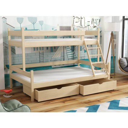 Dětská patrová postel pro 3 - Nevada