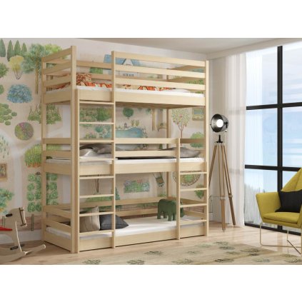 Třípatrová postel Teo