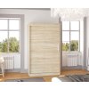 Šatní skříň s posuvnými dveřmi Collin - 120 cm - Sonoma