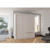 Šatní skříň s posuvnými dveřmi Spectra - 180 cm - bílá