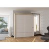 Šatní skříň s posuvnými dveřmi Spectra - 180 cm - sonoma/bílá