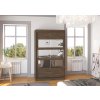 Šatní skříň s posuvnými dveřmi Kolorado - 120 cm - Choco