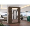 Šatní skříň s posuvnými dveřmi Renzo - 150 cm - Choco