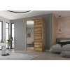 Šatní skříň s posuvnými dveřmi Esti - 120 cm - Murano