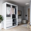 Šatní skříň s posuvnými dveřmi Haidar - 140 cm - vnitřní uspořádání